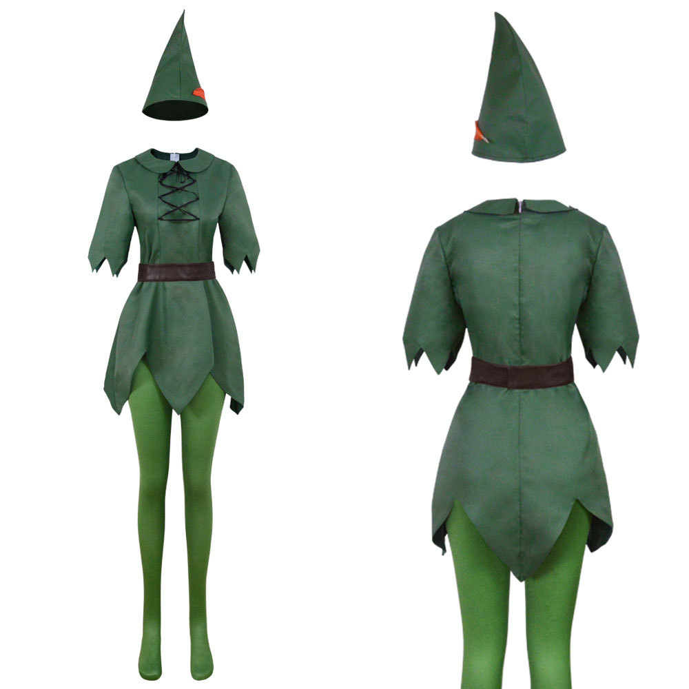 Disfraz de Peter Pan: el atuendo icónico para encarnar la magia del niño que nunca crece en Nunca Jamás, perfecto para eventos y Halloween.